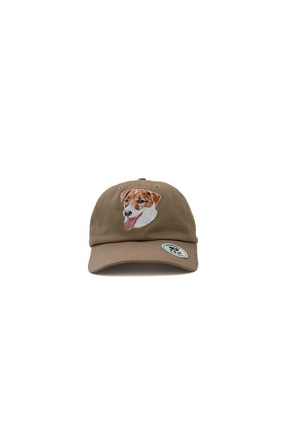 Trampoline Jack Russell Terrier Dog Embroidered Hat - Animal Figure Hat