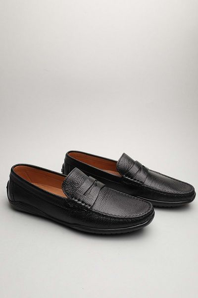 Gondol Loafer clasic pentru bărbați din piele naturală negru 42 ttx.60159