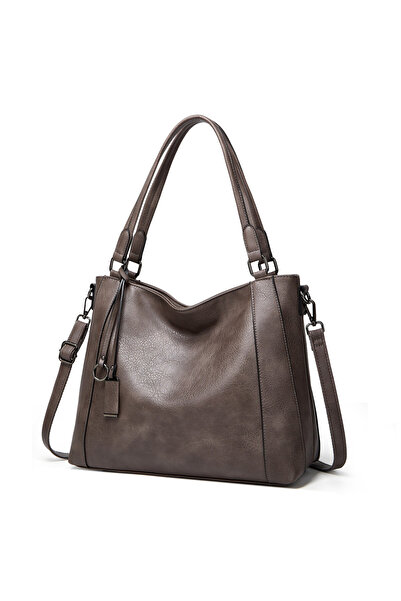 PFY Γυναικεία Τσάντα Janet Gt811, Σκούρο Γκρι Μοντέλο - Καφέ