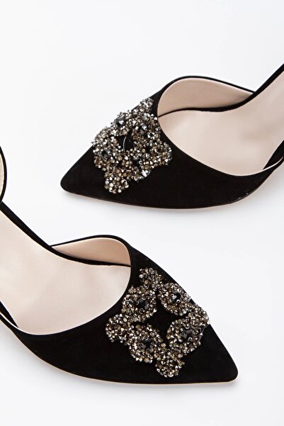 GULT Pantofi cu toc special pentru femei din piele intoarsa