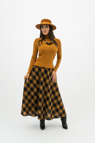Gorgeaux Orange Skirt and Blouse Lavinia Set - S(36)