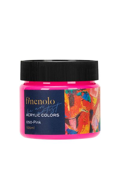 Deli Vopsea Acrilica 100ml Pink Finenolo Deli