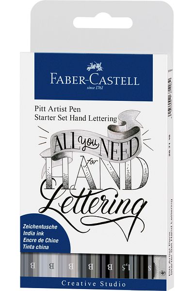 Faber Castell Pitt Artist Pen Calligraphy Set 8 Pcs Faber-Castell