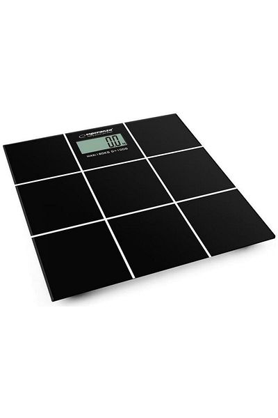 ESPERANZA Cantar de baie Esperanza Salsa EBS004, 180 Kg (Negru)