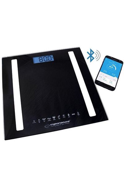 ESPERANZA Cantar corporal Esperanza EBS016K, Bluetooth, diagnoza IMC, Android iOS, 8 utilizatori