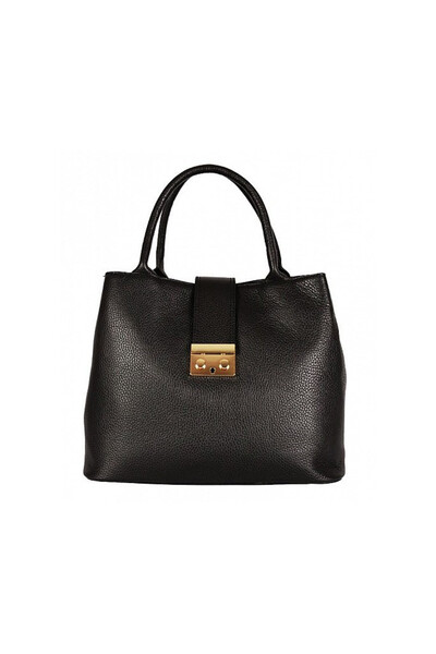 delis Women's Bag Alissa Gt1285, Natural Leather, Black