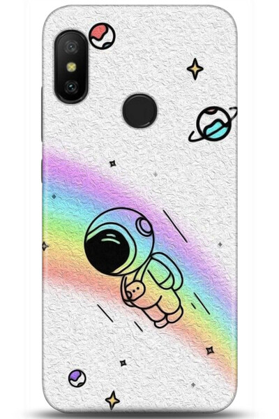 adveksiyon حافظة هاتف Xiaomi Mi A2 Lite مطبوعة بدقة HD - سلسلة Serenity 5021
