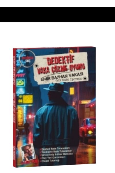 HOBİ CONDİ Premium Specialized Detective Toy: Bloody Money Murder, Case-Solving Game Bayhan Case