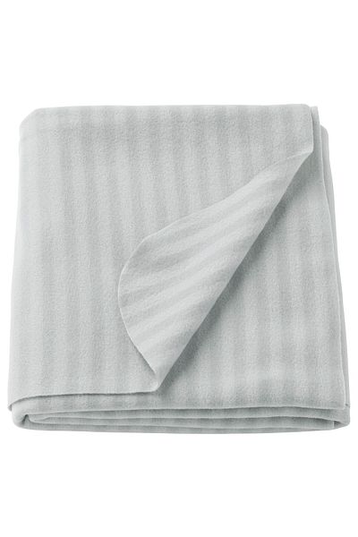 IKEA VITMOSSA Grey Throw Blanket 120x160 cm Soft Fleece by IKEA