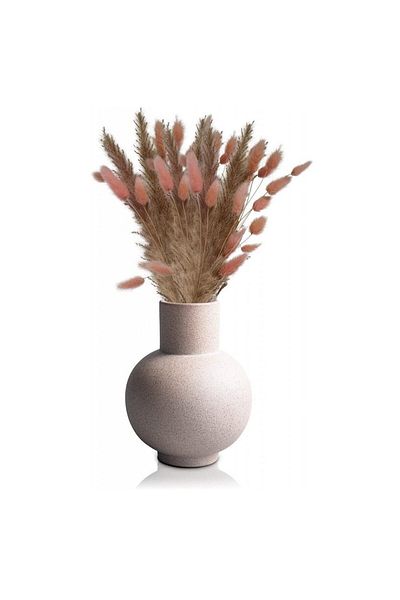 Rellinger ® Buchet Pampas, Roz/maro, Flori Uscate, 7 Fire, 44 Cm