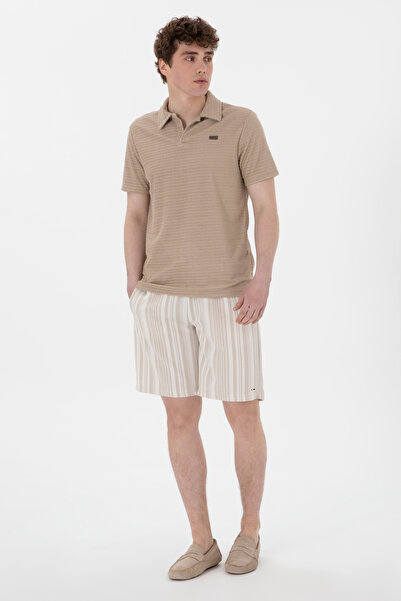 U.S. Polo Assn. Erkek Bej Örme Şort 50299756-VR011