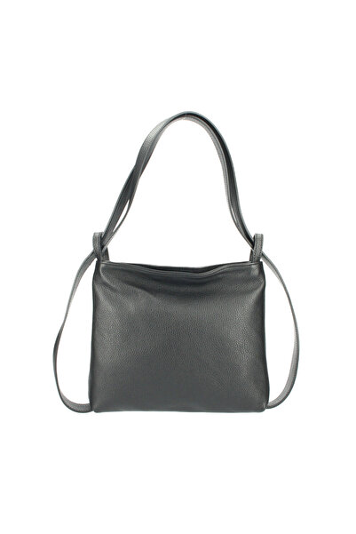 delis Geanta Dama Gt1974 Pamila, Piele Naturala, Negru