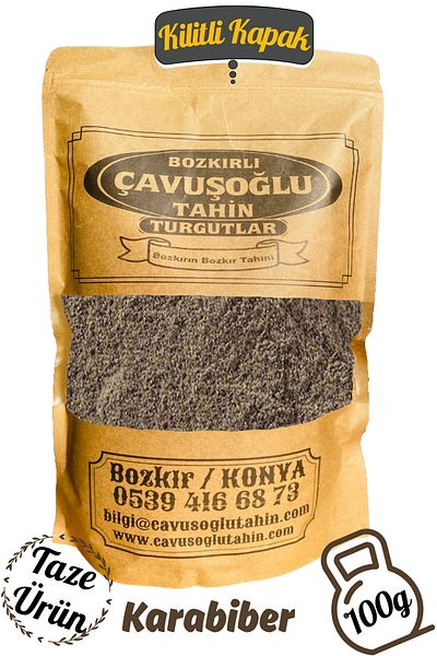 Bozkırlı Çavuşoğlu Black Pepper 100g