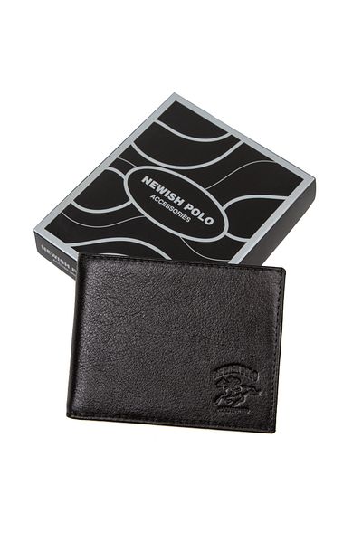 Newish Men's Black Wallet and Card Holder