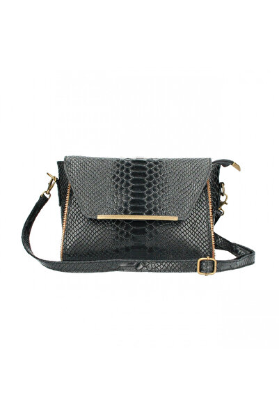 delis Geanta Dama Nita Gt696, Piele Naturala, Negru