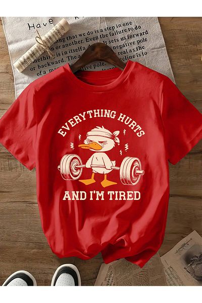 EVIus Yaşar T-Shirt Men and Women for Size Hurts Oversize T-Shirt