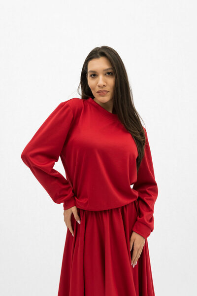 Gorgeaux Red Lace Suit Liana - 4XL(48)