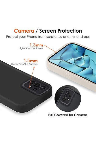 Fibaks Samsung Galaxy A32 Compatible Case Camera Protected Soft Textured Shock Absorbing Burgundy Silicone Cover