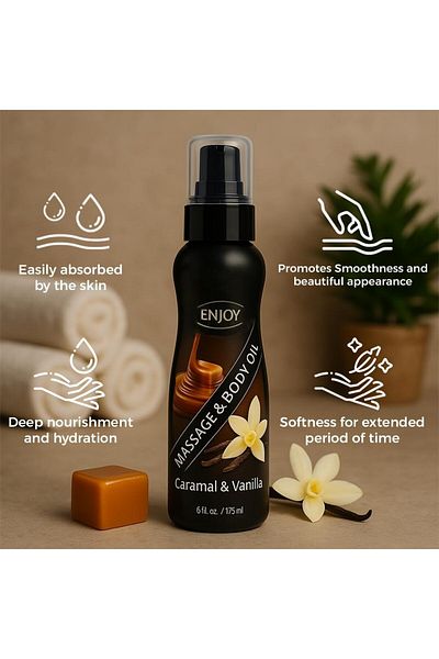 Enjoy Vanilia Massage Oil 175ml