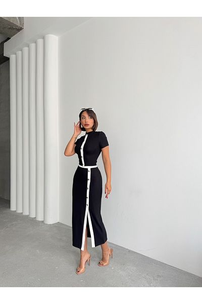 fhk atelier Women's Button Detailed Skirt Suit