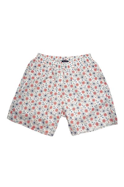 Masimar Men's Printed Three Pocket Quick Dry Swimwear Sea Shorts