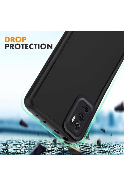 Fibaks Xiaomi Redmi Note 10/10S Uyumlu Kılıf Kamera Korumalı Yumuşak Dokulu Darbe Emici Bordo Silikon Kapak