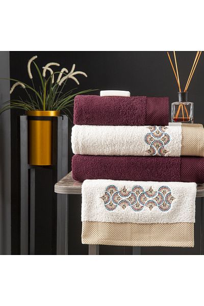 Taç Οικογενειακό Σετ Nobel Cotton Beige