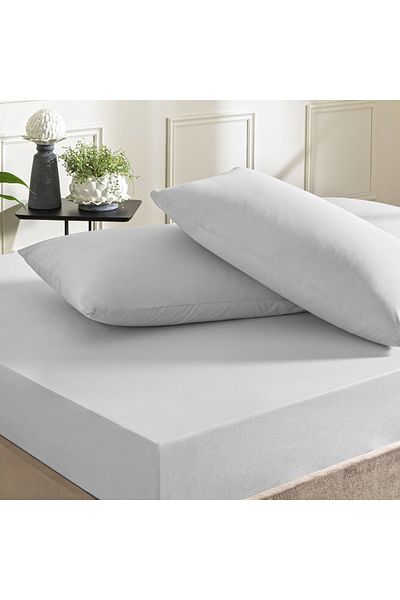 Taç Ranforce Single Gray Sheet Set - Color Dreams