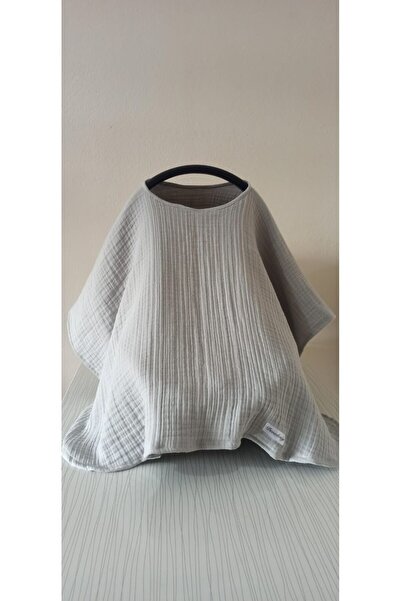 deva design 4 Katlı Müslin Puset Örtüsü/emzirme Örtüsü %100 Pamuk Organik