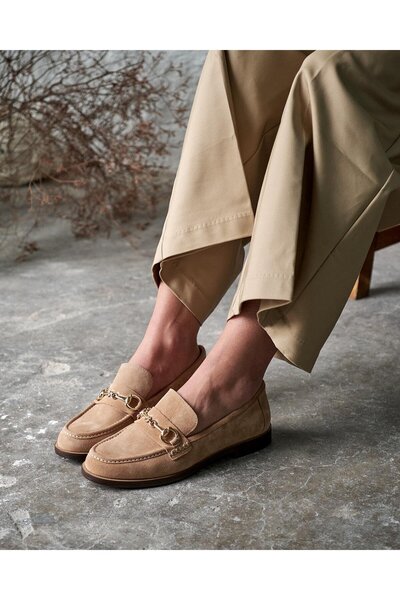 PELİN'İN AYAKKABILARI PRESCO BAL SÜET MAKOSEN