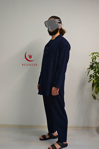 Bilenler Afghan Model Cotton Linen Men's Suit Comfortable Fit