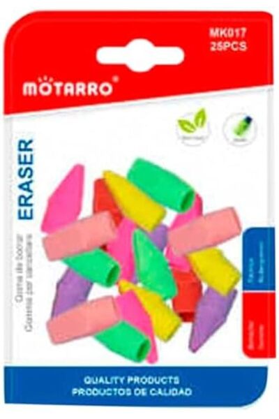 MOTARRO ممحاة للأطفال والكبار - عبوة من ممحاة أقلام مطاطية ناعمة، للمكتب والف...