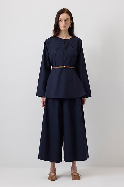 Touché Privé Belted Tunic Pants Suit
