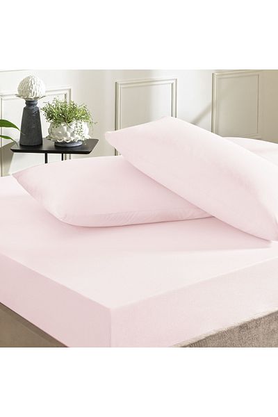 Taç Ranforce Sheet Set - Elastic Double Powder