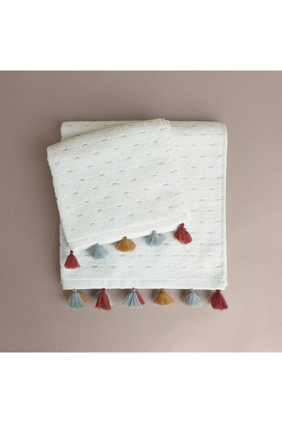 Taç Taç Butik Pamuk Banyo Havlusu Ekru