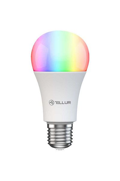 TELLUR Bec LED RGB inteligent Tellur TLL331341, Wi-Fi, dimabil, E27, 9W, 820 lm