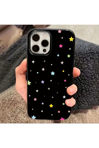 izzytech حافظة لهاتف آيفون 16 بلس باللون الأسود الفاخر - مقاومة للصدمات، بنمط...