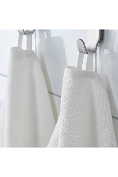 IKEA LUDDVIAL White Bath Towel 55x120 cm Quick-Dry 100% Cotton by IKEA