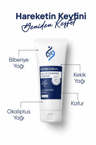 Herbamina Glukozamin Masaj Kremi 100 ml