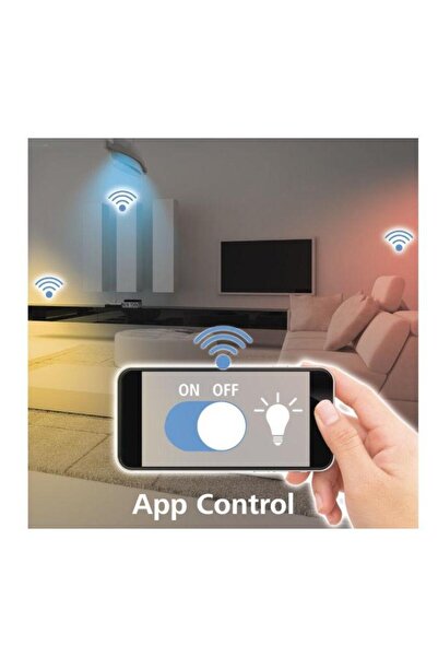 Hama Hama 176587 Smart LED Bulb, Voice/App Control, E27, 7W, Retro, Class E (White)