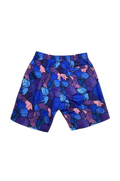Masimar Men's Printed Three Pocket Quick Dry Swimwear Sea Shorts
