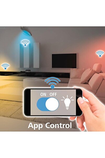 Hama Hama 176586 Smart LED Bulb, Voice/App Control, E14, 470 lm, 5.5W, Class F (White)