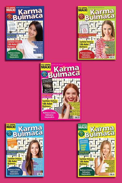 MAXİ Karma Bulmaca Set-5 Kitap-930 Adet Bulmaca