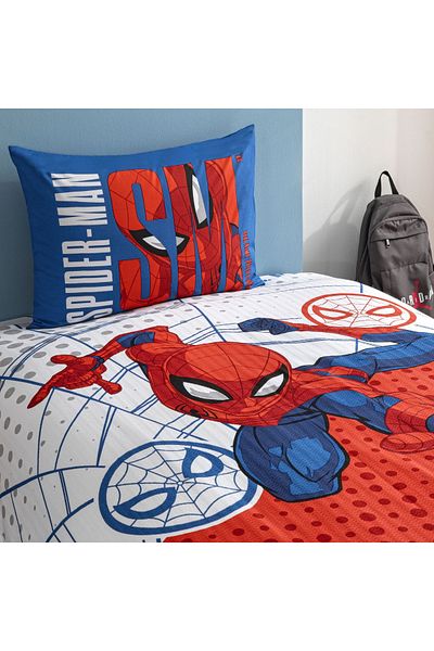 Taç Taç Licensed Spiderman Web Single Cotton Pique Set