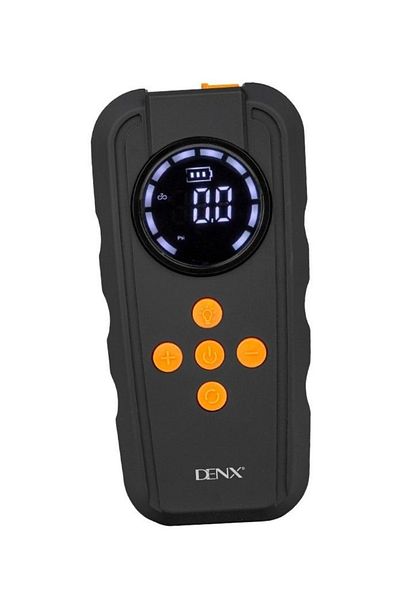 Denx بطارية تشغيل السيارة المحمولة بسعة 6000 مللي أمبير في الساعة مع منفاخ هواء مدمج DX2592