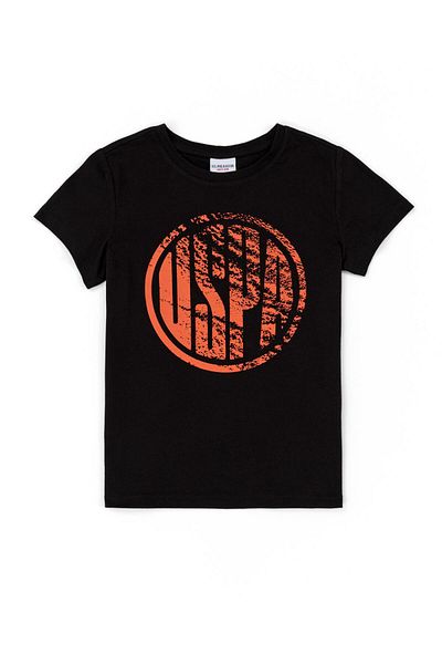 U.S. Polo Assn. Tricou alb de bază cu gât crew pentru băiat 50284819 -vr013