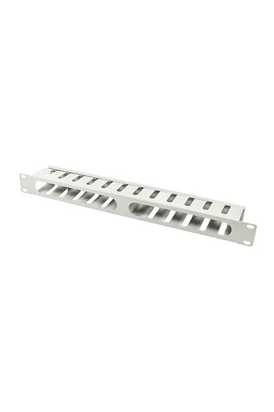 LogiLink Logilnk cable management panel, type horizontal perforated mask/horizontal mask with removable cover