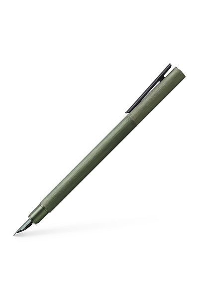 Faber Castell Fountain Pen Neo Slim Aluminium Green M Faber-Castell