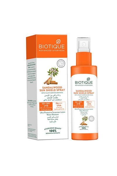 Biotique SANDALWOOD SUN SHIELD SPRAY 50+ SPF 190ML