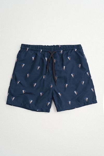 MARKAPIA Boy's Ship Sea Shorts - Pocketed